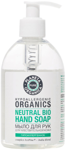 Planeta Organica~Увлажняющее жидкое мыло для чувствительной кожи~Neutral Bio Hand Soap