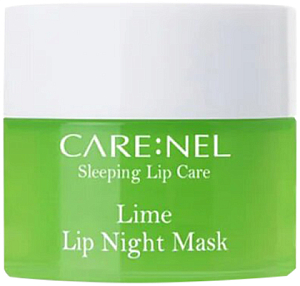 Carenel~Смягчающая ночная маска для губ с ароматом лайма~Lime Lip Night Mask