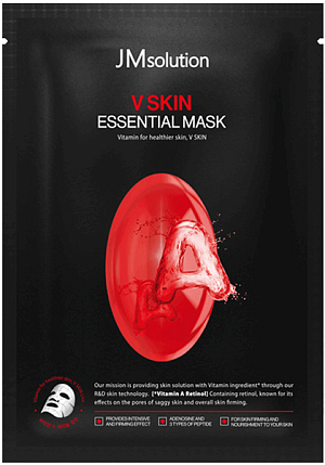JMSolution~Омолаживающая тканевая маска с витамином А~V Skin Essential Mask Vitamin A