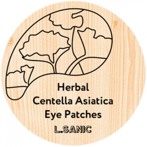 L'Sanic~Гидрогелевые патчи с экстрактом центеллы~Herbal Centella Asiatica Hydrogel Eye Patches